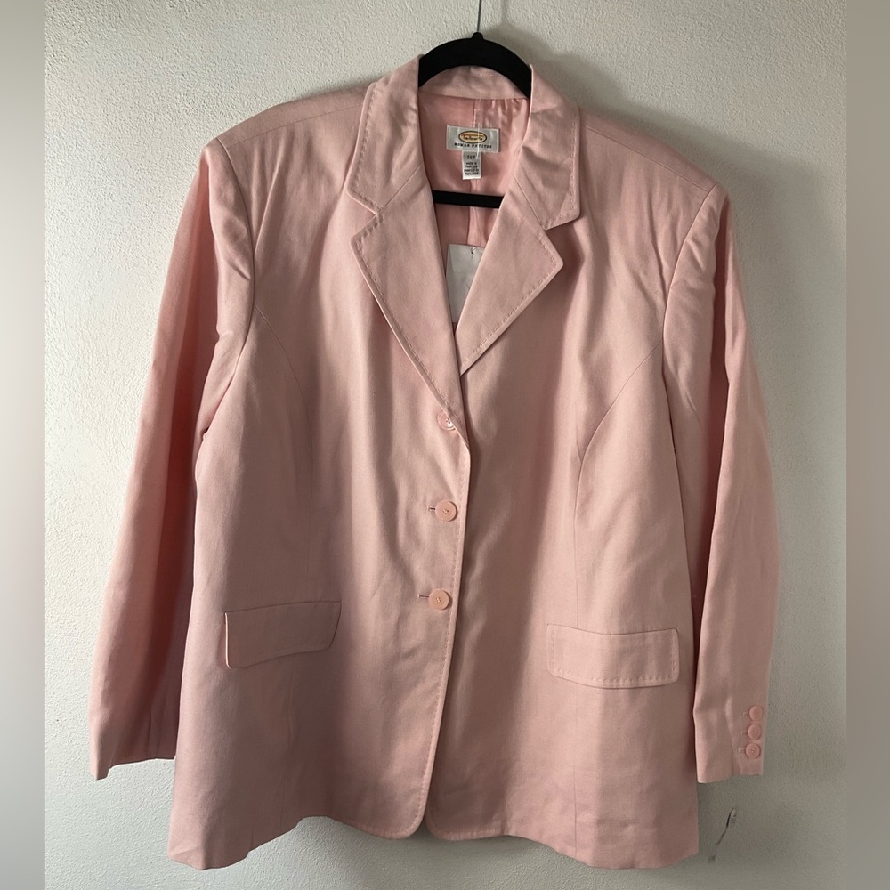 Talbots Woman Petites Pink Blazer Sz 24WP